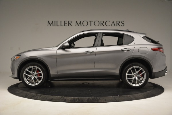 New 2019 Alfa Romeo Stelvio Ti Sport Q4 for sale Sold at Bugatti of Greenwich in Greenwich CT 06830 3