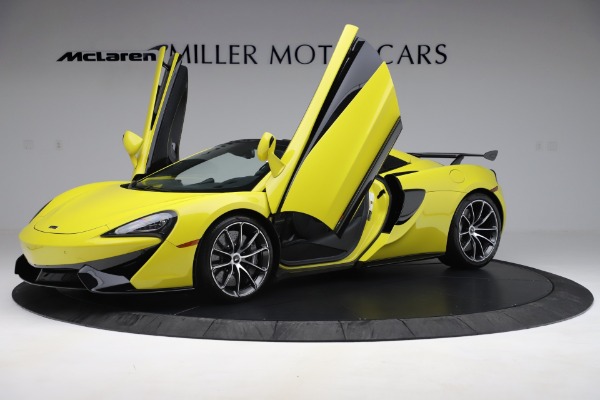 Used 2019 McLaren 570S Spider for sale Call for price at Bugatti of Greenwich in Greenwich CT 06830 18
