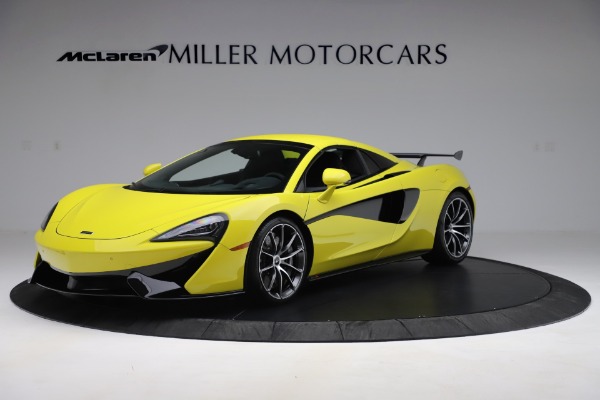 Used 2019 McLaren 570S Spider for sale Call for price at Bugatti of Greenwich in Greenwich CT 06830 9