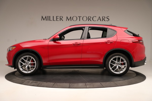 New 2019 Alfa Romeo Stelvio Ti Sport Q4 for sale Sold at Bugatti of Greenwich in Greenwich CT 06830 3