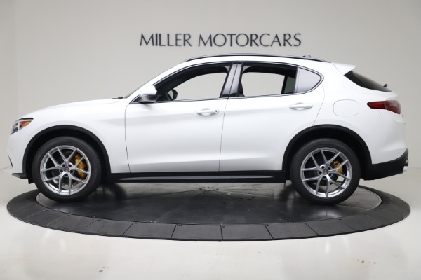 New 2019 Alfa Romeo Stelvio Ti Sport Q4 for sale Sold at Bugatti of Greenwich in Greenwich CT 06830 3