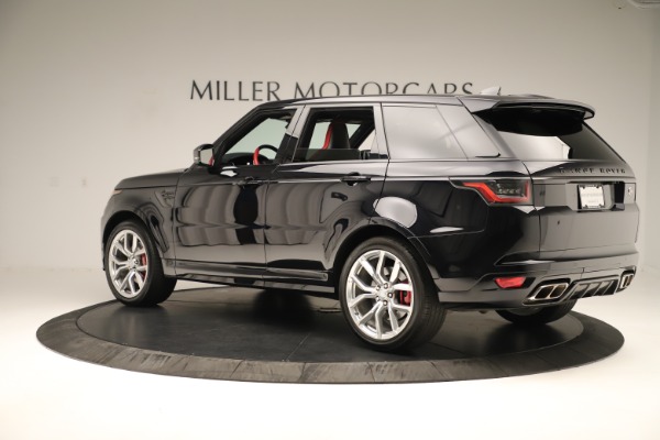 Used 2019 Land Rover Range Rover Sport SVR for sale Sold at Bugatti of Greenwich in Greenwich CT 06830 4