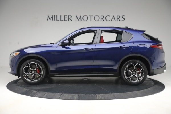 New 2019 Alfa Romeo Stelvio Ti Sport Q4 for sale Sold at Bugatti of Greenwich in Greenwich CT 06830 3