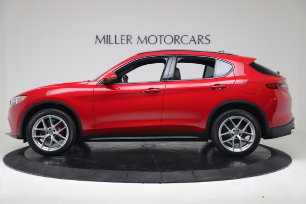 New 2019 Alfa Romeo Stelvio Ti Sport Q4 for sale Sold at Bugatti of Greenwich in Greenwich CT 06830 3