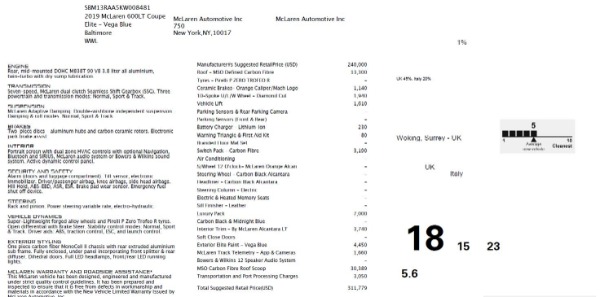 New 2019 McLaren 600LT Coupe for sale Sold at Bugatti of Greenwich in Greenwich CT 06830 28