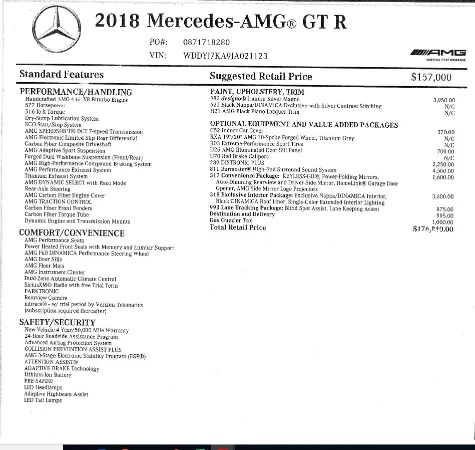 Used 2018 Mercedes-Benz AMG GT R for sale Sold at Bugatti of Greenwich in Greenwich CT 06830 27