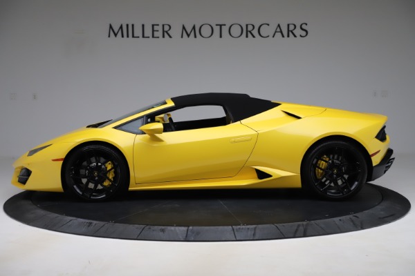 Used 2018 Lamborghini Huracan LP 580-2 Spyder for sale Sold at Bugatti of Greenwich in Greenwich CT 06830 13