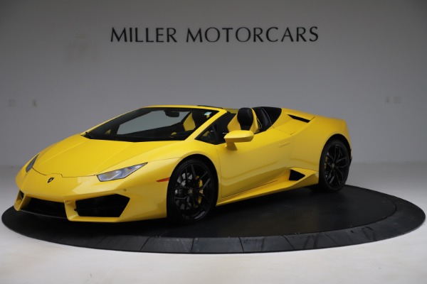 Used 2018 Lamborghini Huracan LP 580-2 Spyder for sale Sold at Bugatti of Greenwich in Greenwich CT 06830 2