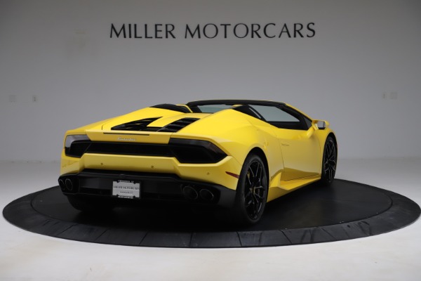 Used 2018 Lamborghini Huracan LP 580-2 Spyder for sale Sold at Bugatti of Greenwich in Greenwich CT 06830 7