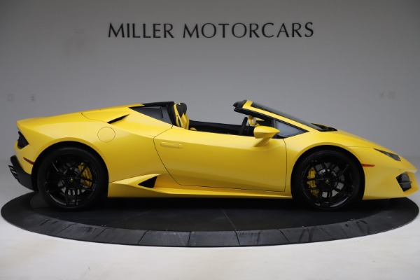 Used 2018 Lamborghini Huracan LP 580-2 Spyder for sale Sold at Bugatti of Greenwich in Greenwich CT 06830 9