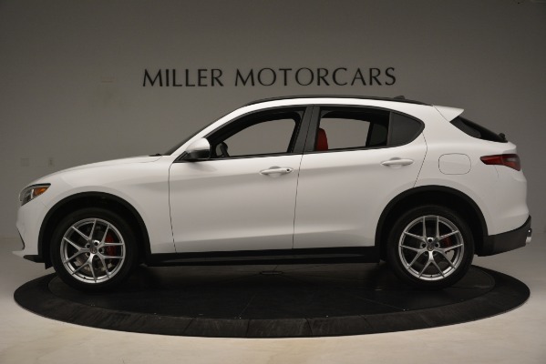 New 2019 Alfa Romeo Stelvio Ti Sport Q4 for sale Sold at Bugatti of Greenwich in Greenwich CT 06830 3