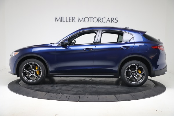 New 2019 Alfa Romeo Stelvio Ti Sport Q4 for sale Sold at Bugatti of Greenwich in Greenwich CT 06830 3