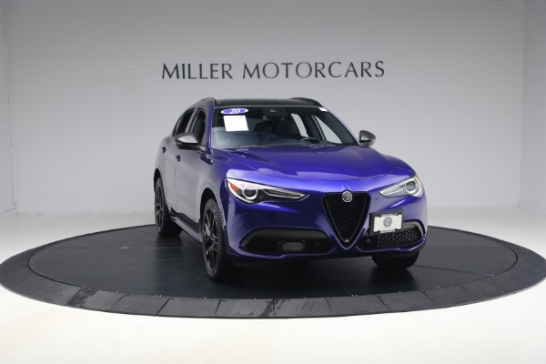 Used 2020 Alfa Romeo Stelvio Ti Sport Q4 for sale $23,900 at Bugatti of Greenwich in Greenwich CT 06830 9
