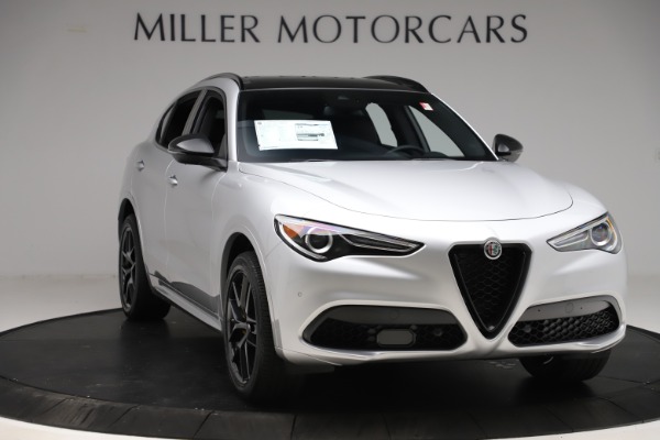 New 2020 Alfa Romeo Stelvio Ti Sport Q4 for sale Sold at Bugatti of Greenwich in Greenwich CT 06830 11