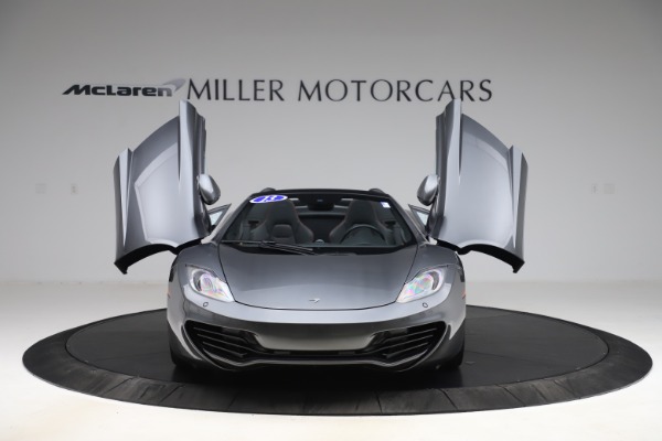 Used 2013 McLaren MP4-12C Spider Convertible for sale Sold at Bugatti of Greenwich in Greenwich CT 06830 9