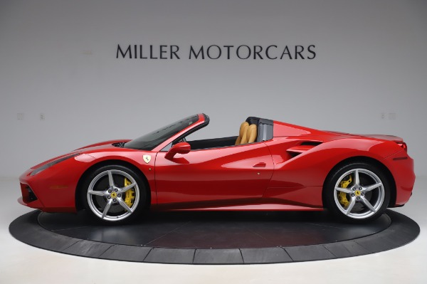 Used 2018 Ferrari 488 Spider Base for sale Sold at Bugatti of Greenwich in Greenwich CT 06830 3