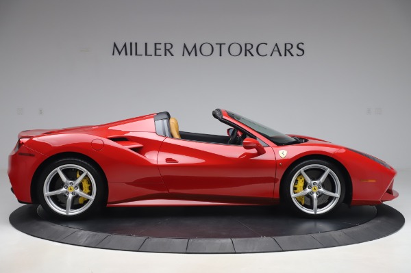 Used 2018 Ferrari 488 Spider Base for sale Sold at Bugatti of Greenwich in Greenwich CT 06830 9