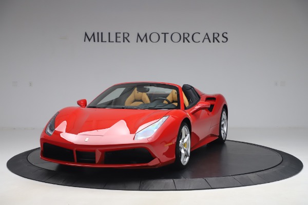 Used 2018 Ferrari 488 Spider Base for sale Sold at Bugatti of Greenwich in Greenwich CT 06830 1