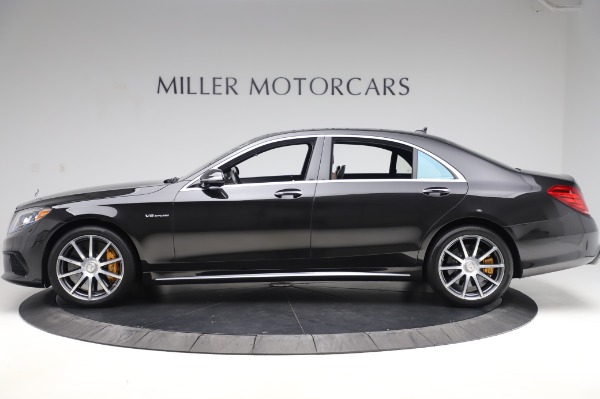Used 2015 Mercedes-Benz S-Class S 63 AMG for sale Sold at Bugatti of Greenwich in Greenwich CT 06830 3