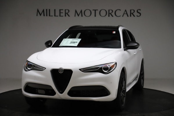 New 2021 Alfa Romeo Stelvio Ti Sport Q4 for sale Sold at Bugatti of Greenwich in Greenwich CT 06830 1