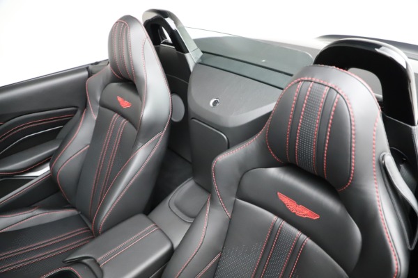 New 2021 Aston Martin Vantage Roadster Convertible for sale Sold at Bugatti of Greenwich in Greenwich CT 06830 24