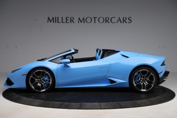 Used 2016 Lamborghini Huracan LP 610-4 Spyder for sale Sold at Bugatti of Greenwich in Greenwich CT 06830 3