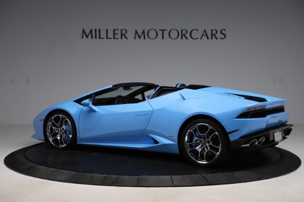 Used 2016 Lamborghini Huracan LP 610-4 Spyder for sale Sold at Bugatti of Greenwich in Greenwich CT 06830 4