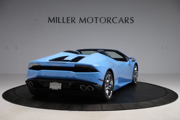 Used 2016 Lamborghini Huracan LP 610-4 Spyder for sale Sold at Bugatti of Greenwich in Greenwich CT 06830 7