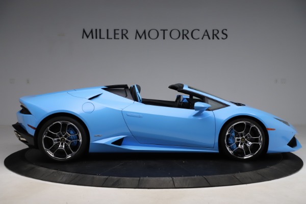 Used 2016 Lamborghini Huracan LP 610-4 Spyder for sale Sold at Bugatti of Greenwich in Greenwich CT 06830 9