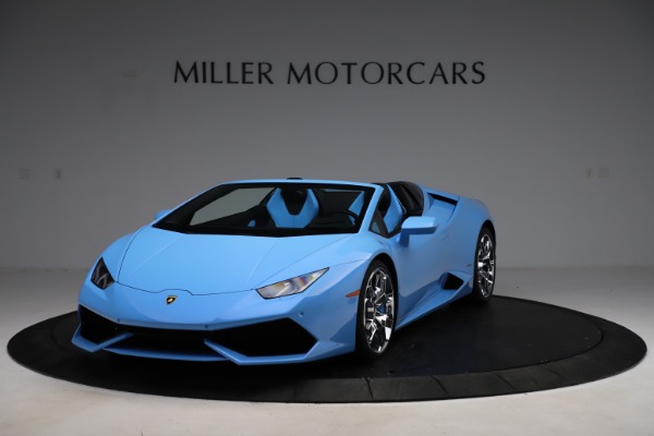 Used 2016 Lamborghini Huracan LP 610-4 Spyder for sale Sold at Bugatti of Greenwich in Greenwich CT 06830 1
