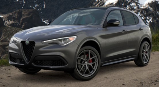 New 2021 Alfa Romeo Stelvio Ti Sport Q4 for sale Sold at Bugatti of Greenwich in Greenwich CT 06830 1