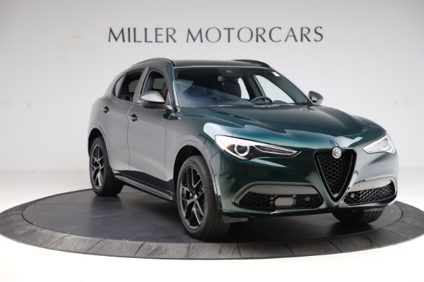 New 2021 Alfa Romeo Stelvio Ti Sport Q4 for sale Sold at Bugatti of Greenwich in Greenwich CT 06830 11