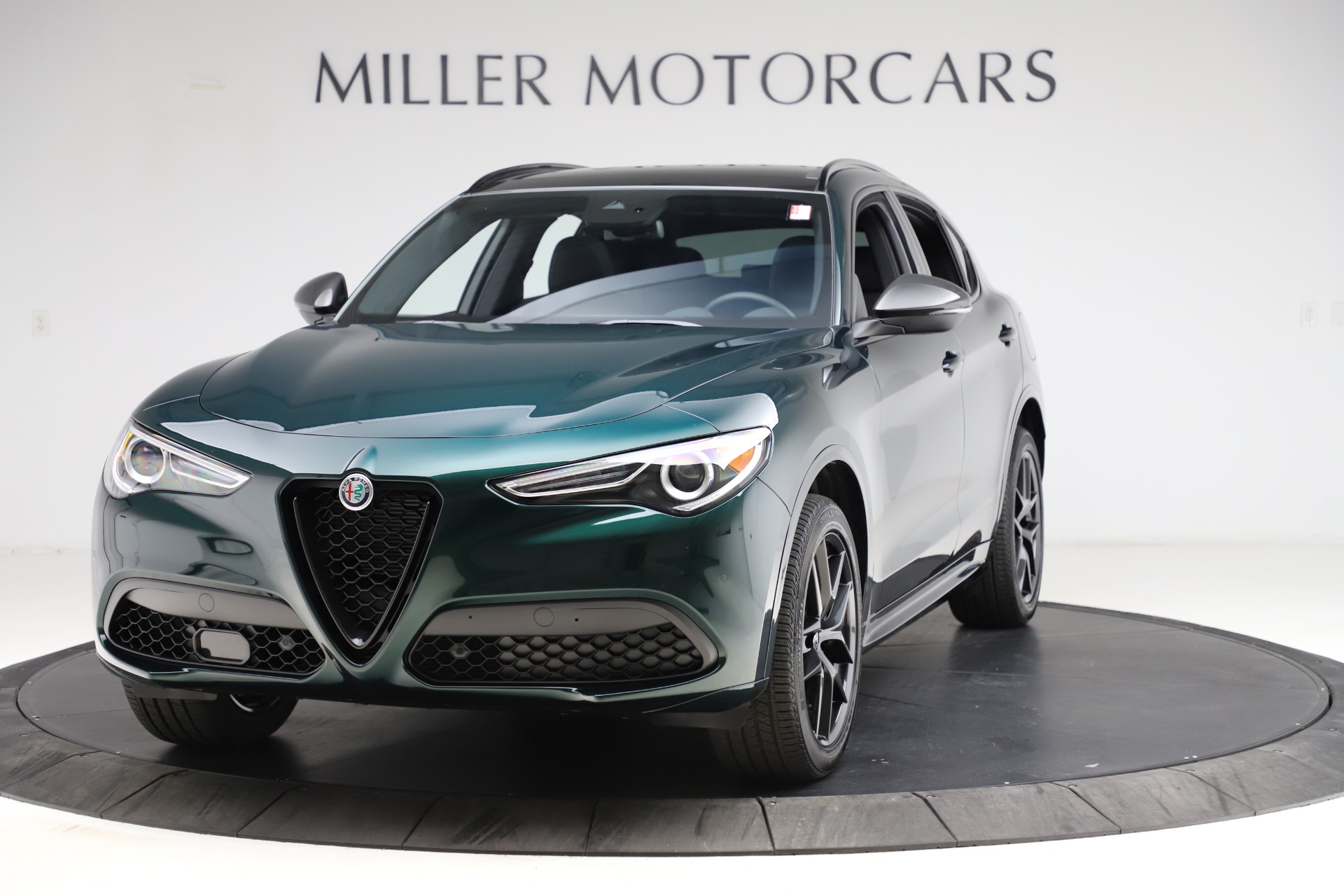 New 2021 Alfa Romeo Stelvio Ti Sport Q4 for sale Sold at Bugatti of Greenwich in Greenwich CT 06830 1