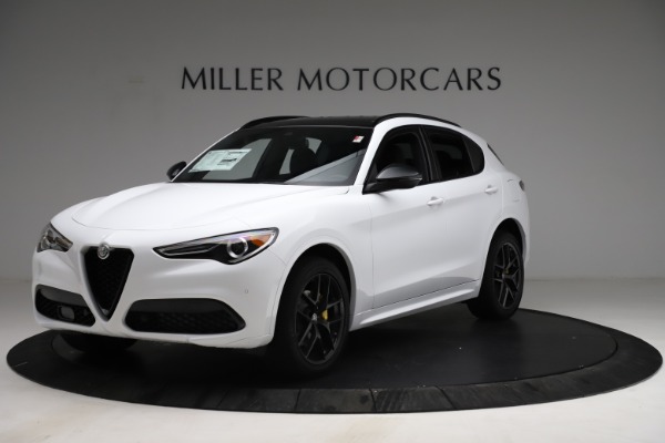 New 2021 Alfa Romeo Stelvio Ti Sport Q4 for sale Sold at Bugatti of Greenwich in Greenwich CT 06830 2