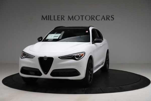 New 2021 Alfa Romeo Stelvio Ti Sport Q4 for sale Sold at Bugatti of Greenwich in Greenwich CT 06830 1