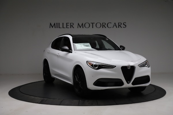 New 2021 Alfa Romeo Stelvio Ti Sport Q4 for sale Sold at Bugatti of Greenwich in Greenwich CT 06830 11