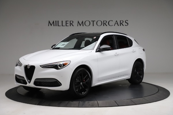 New 2021 Alfa Romeo Stelvio Ti Sport Q4 for sale Sold at Bugatti of Greenwich in Greenwich CT 06830 2