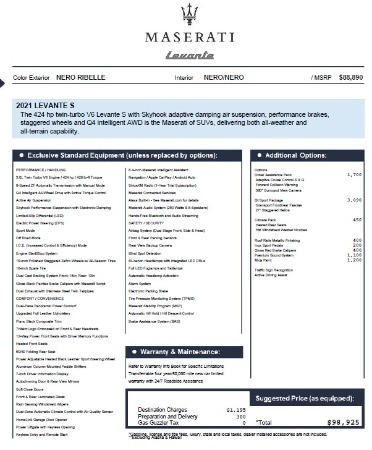 New 2021 Maserati Levante S Q4 for sale Sold at Bugatti of Greenwich in Greenwich CT 06830 2