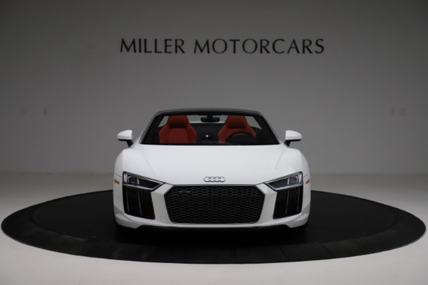 Used 2018 Audi R8 Spyder for sale Sold at Bugatti of Greenwich in Greenwich CT 06830 12