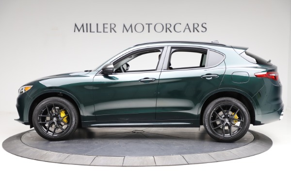 New 2021 Alfa Romeo Stelvio Ti Q4 for sale Sold at Bugatti of Greenwich in Greenwich CT 06830 3