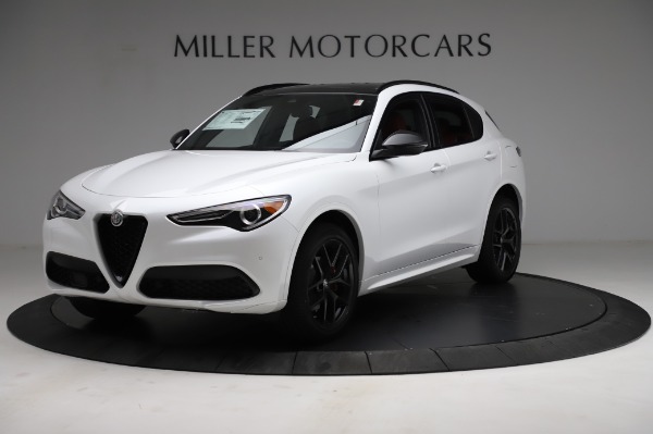 New 2021 Alfa Romeo Stelvio Ti Sport Q4 for sale Sold at Bugatti of Greenwich in Greenwich CT 06830 2