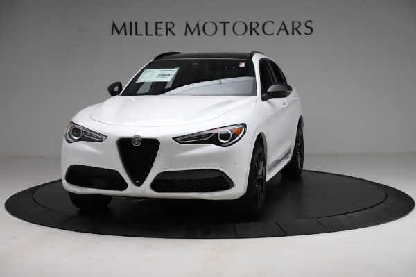 New 2021 Alfa Romeo Stelvio Ti Sport Q4 for sale Sold at Bugatti of Greenwich in Greenwich CT 06830 1