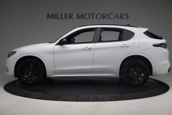 New 2021 Alfa Romeo Stelvio Ti Sport Q4 for sale Sold at Bugatti of Greenwich in Greenwich CT 06830 3