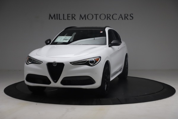 New 2021 Alfa Romeo Stelvio Ti Sport Q4 for sale Sold at Bugatti of Greenwich in Greenwich CT 06830 1