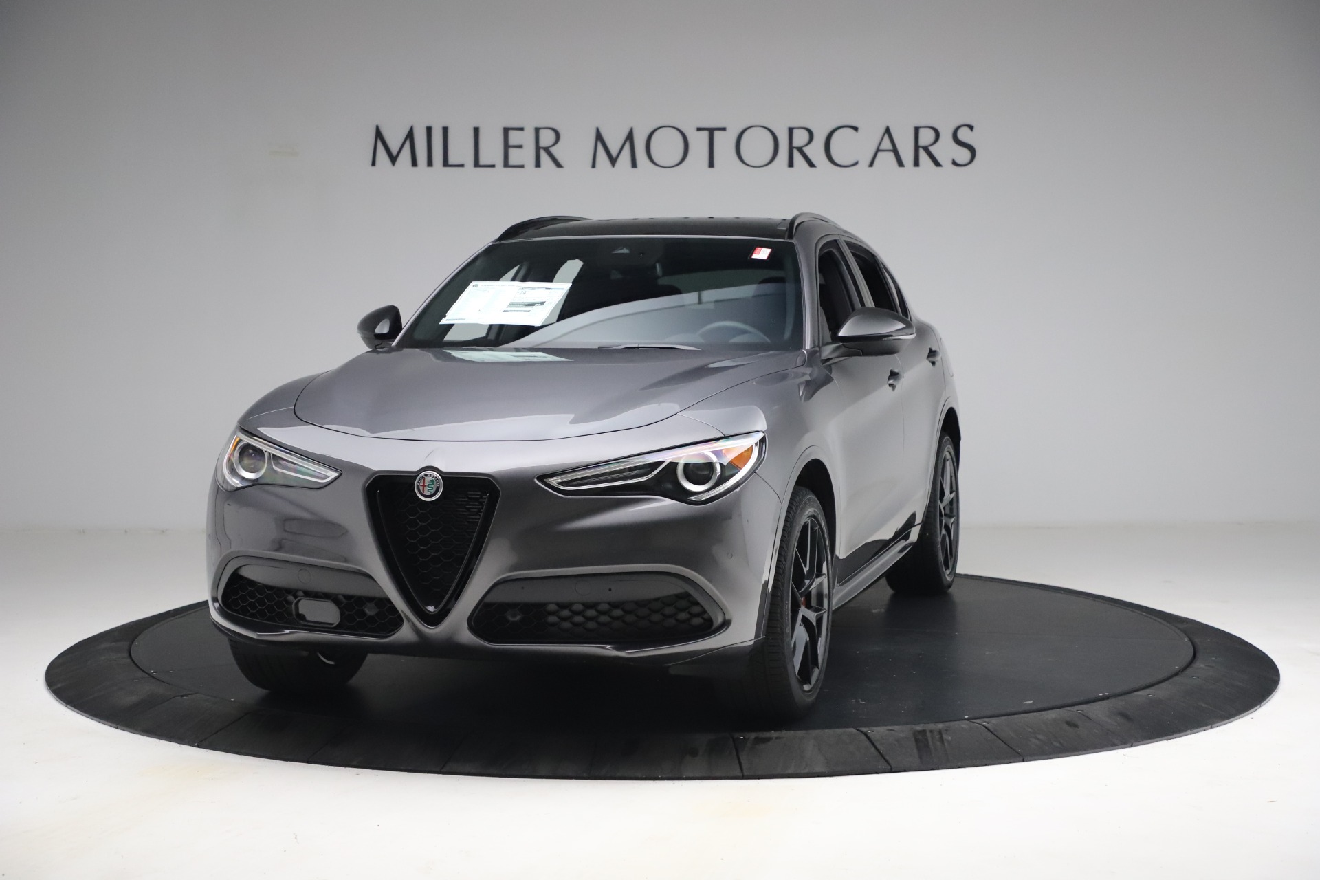 New 2021 Alfa Romeo Stelvio Ti Sport Q4 for sale Sold at Bugatti of Greenwich in Greenwich CT 06830 1