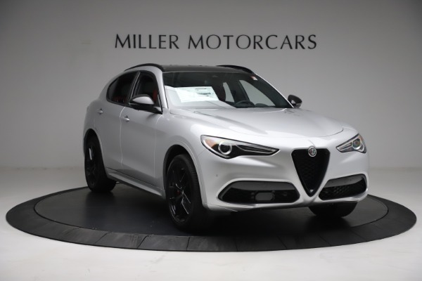 New 2021 Alfa Romeo Stelvio Ti Sport Q4 for sale Sold at Bugatti of Greenwich in Greenwich CT 06830 12