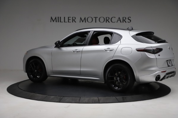 New 2021 Alfa Romeo Stelvio Ti Sport Q4 for sale Sold at Bugatti of Greenwich in Greenwich CT 06830 4