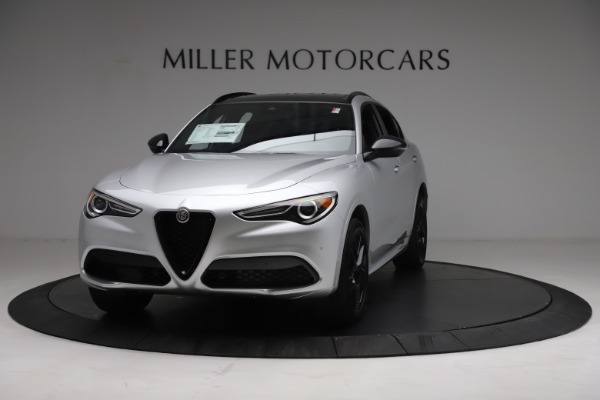 New 2021 Alfa Romeo Stelvio Ti Sport Q4 for sale Sold at Bugatti of Greenwich in Greenwich CT 06830 1