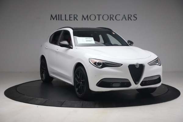 New 2021 Alfa Romeo Stelvio Ti Sport Q4 for sale Sold at Bugatti of Greenwich in Greenwich CT 06830 12