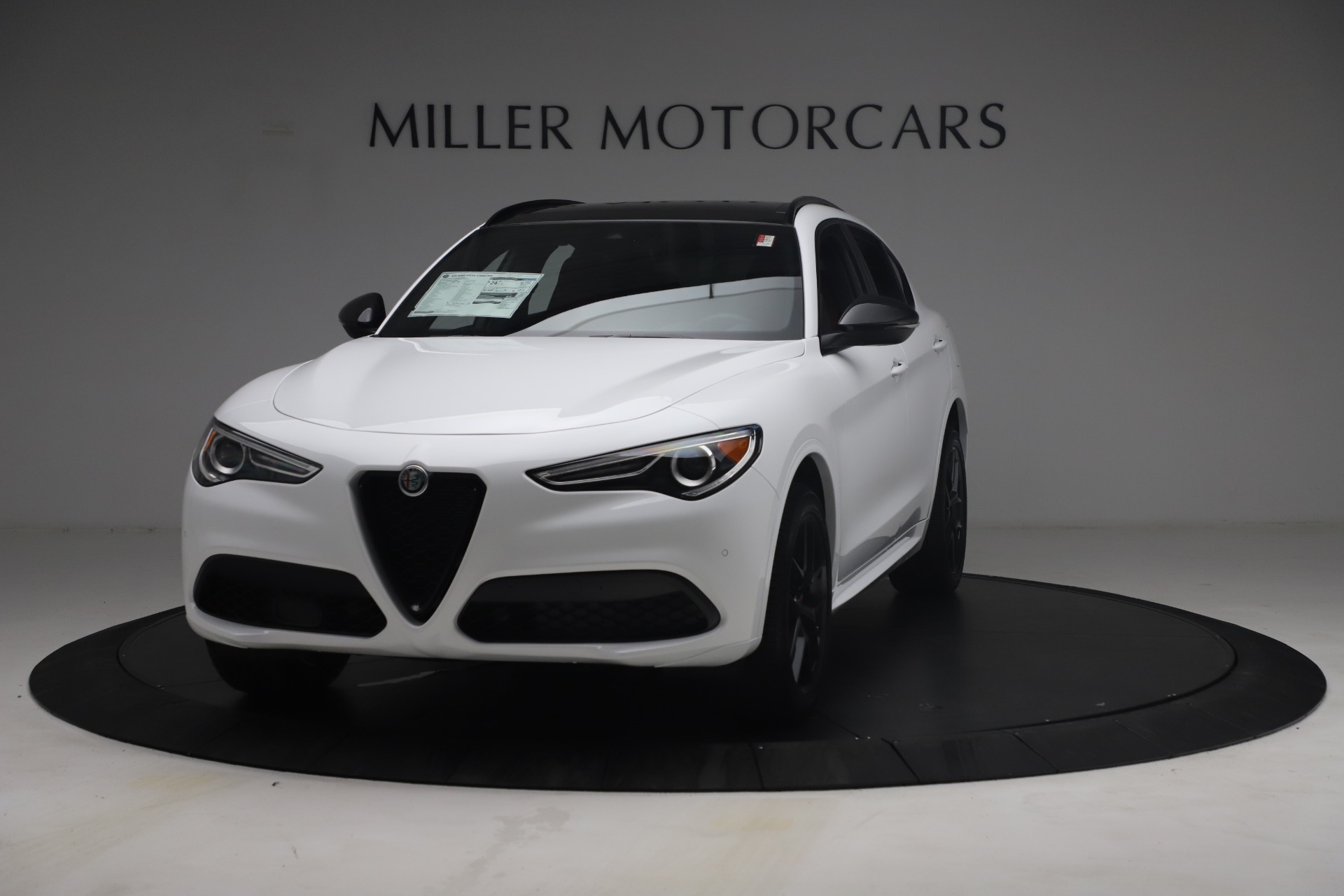 New 2021 Alfa Romeo Stelvio Ti Sport Q4 for sale Sold at Bugatti of Greenwich in Greenwich CT 06830 1